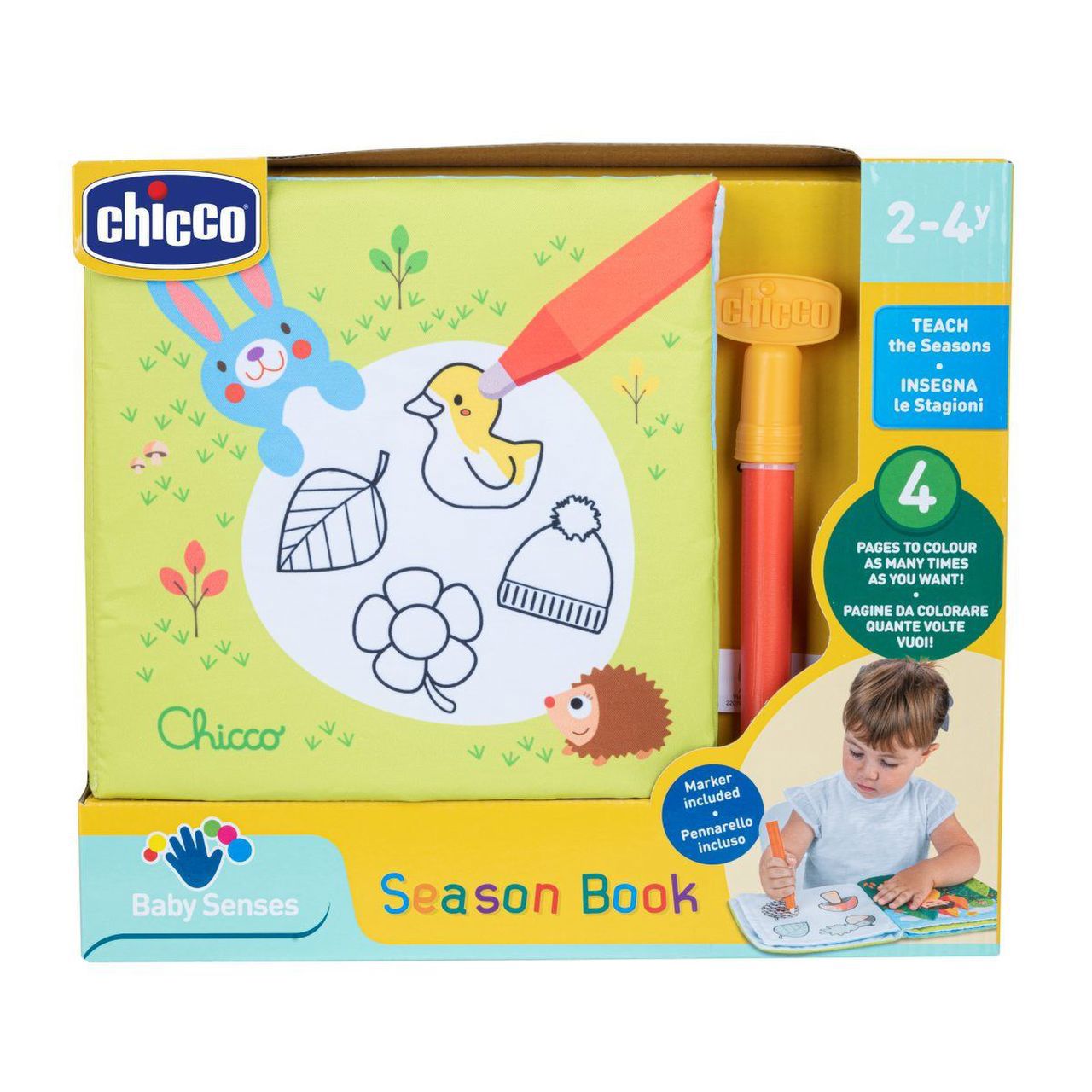Chicco LIVRO DAS ESTAÇÕES PARA COLORIR