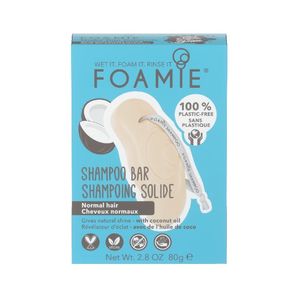 Foamie Champô Sólido com óleo de coco 80g