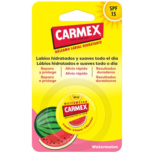 Carmex Boião Bálsamo Labial Hidratante Melancia SPF15 7,5 g
