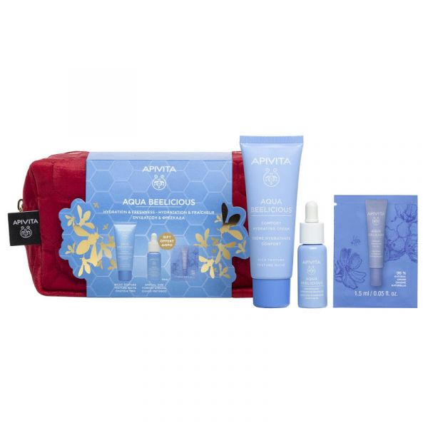 Apivita Bolsa Coffret Aqua Beelicious Gel-Creme Hidratante Oil-Free 40ml