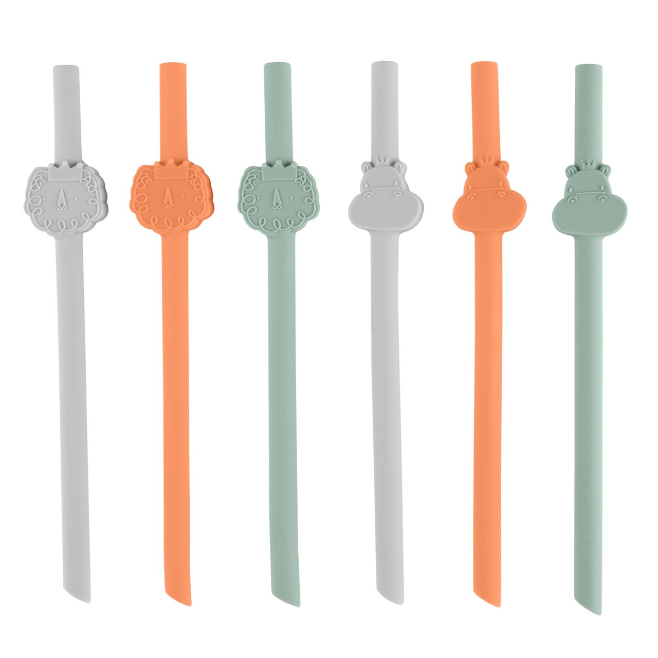 Chicco Palhinhas de Silicone x 6 (12M+)