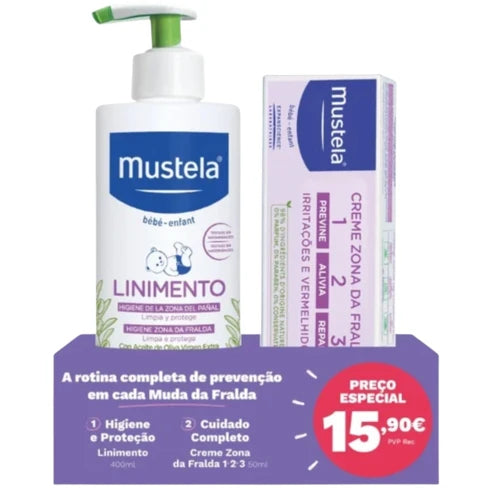 Mustela Duo Higiene e Proteção Muda da Fralda