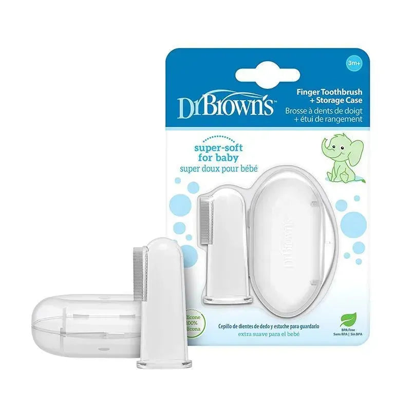 Dr. Brown's Escova Dental de Dedo 3m+