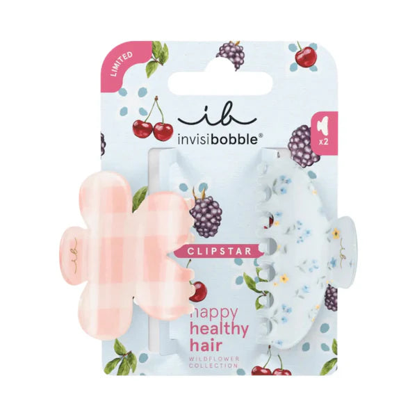 Invisibobble Clipstar Mola Wildflower Petals Punch x2