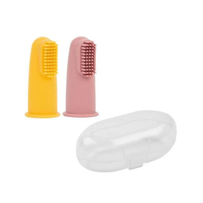 Nattou Escova de Dentes de Dedo 6M+ 2 unidades