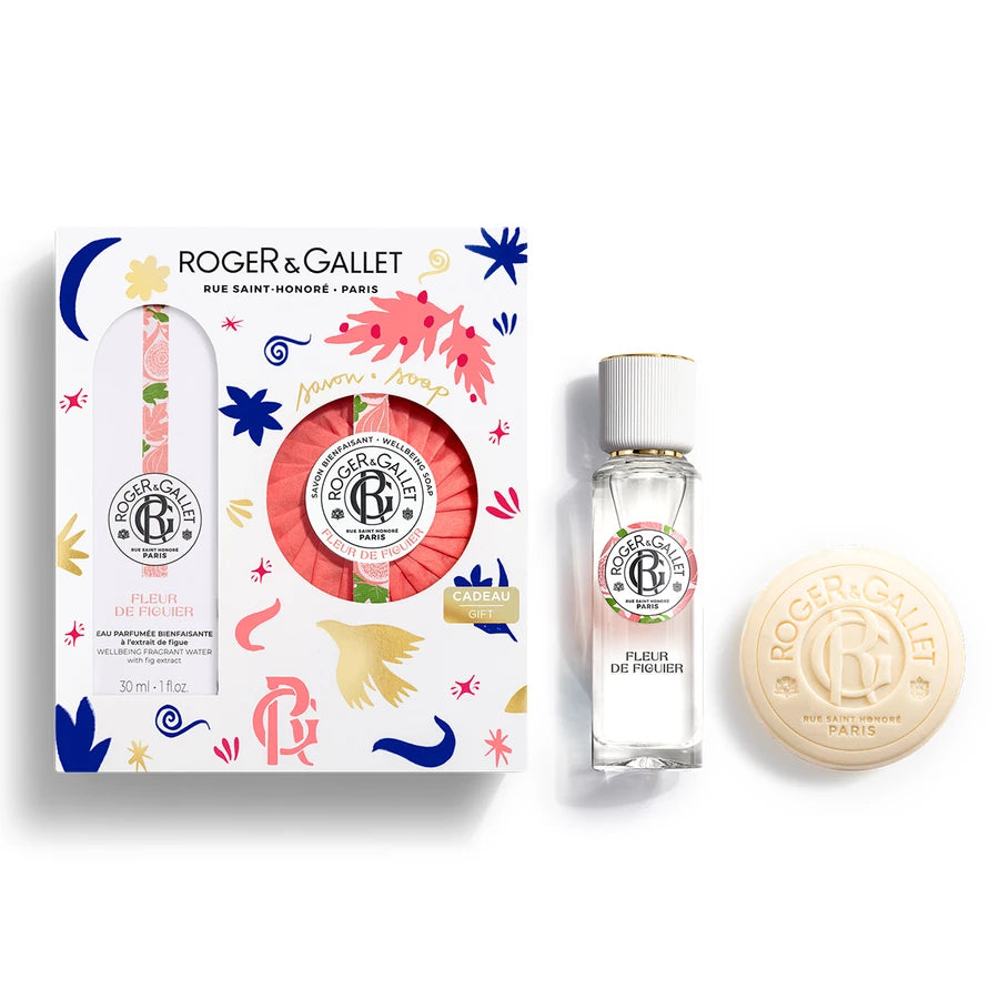 Roger&Gallet Coffret Natal - Água Perfumada Fleur de Figuier + Sabonete FLEUR DE FIGUIER