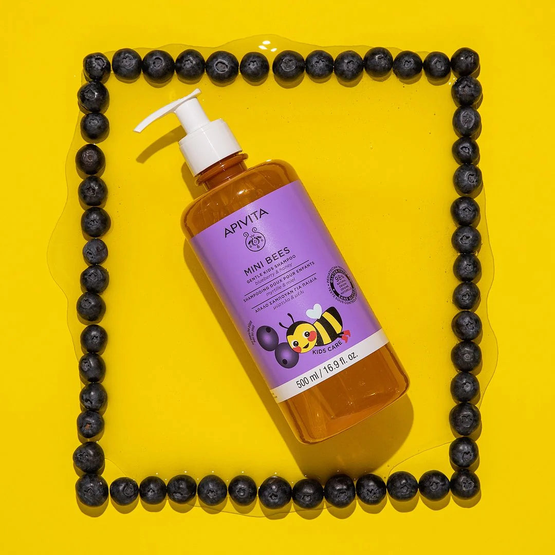 Apivita Kids Mini Bees Shampoo para Cabelos Finos para Crianças 500ml