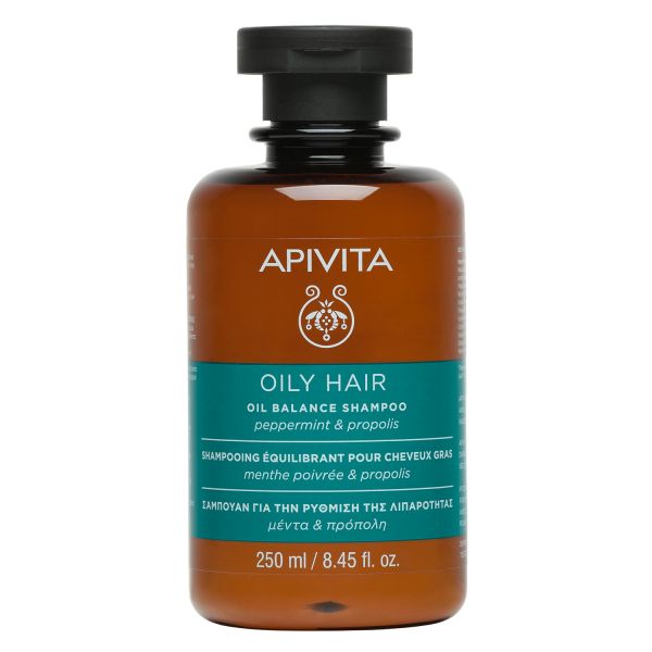 Apivita Champô Equilibrante para Cabelo Oleoso 250 ml