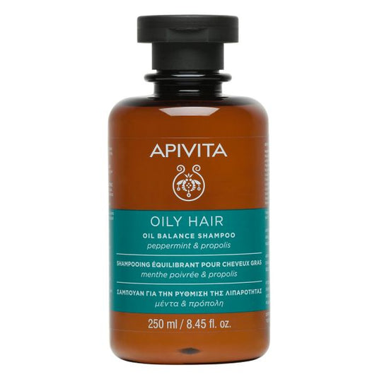 Apivita Champô Equilibrante para Cabelo Oleoso 250 ml