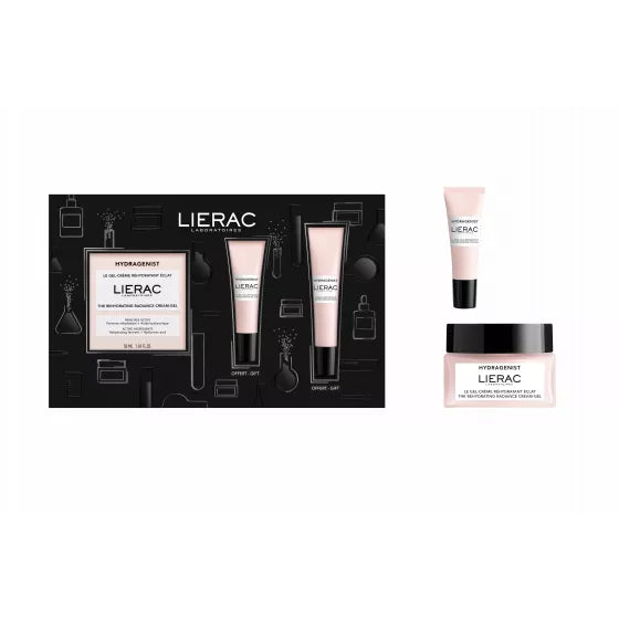Lierac Hydragenist Gel-creme 50ml + Sérum 15ml + Creme de Olhos 7.5ml Coffret