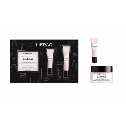Lierac Hydragenist Gel-creme 50ml + Sérum 15ml + Creme de Olhos 7.5ml Coffret