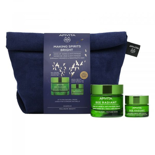 Apivita Bolsa Making Spirits Bright - Sinais de envelhecimento & antifadiga