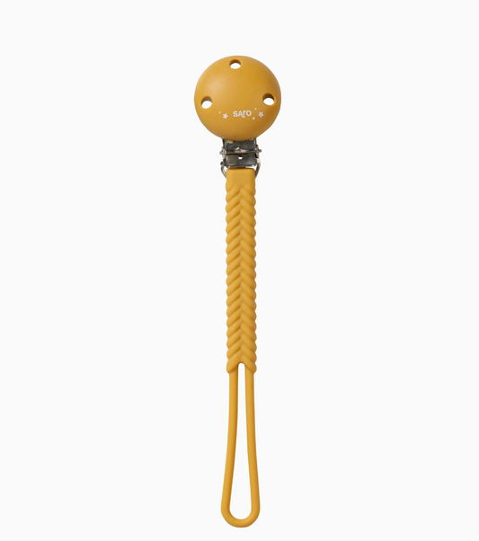 Saro Porta chupeta Trança de silicone