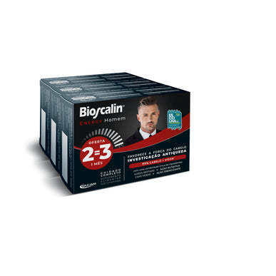 Bioscalin Energy Homem Pack 3 x 30 comprimidos