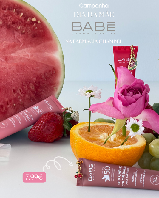 Babé Lip & Cheek Bálsamo com cor SPF50 20ml
