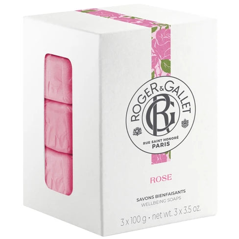 Roger & Gallet Rose Sabonete 3x100g
