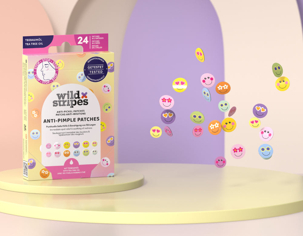 Wild Strips Anti-Pimple Patches Smile x 24