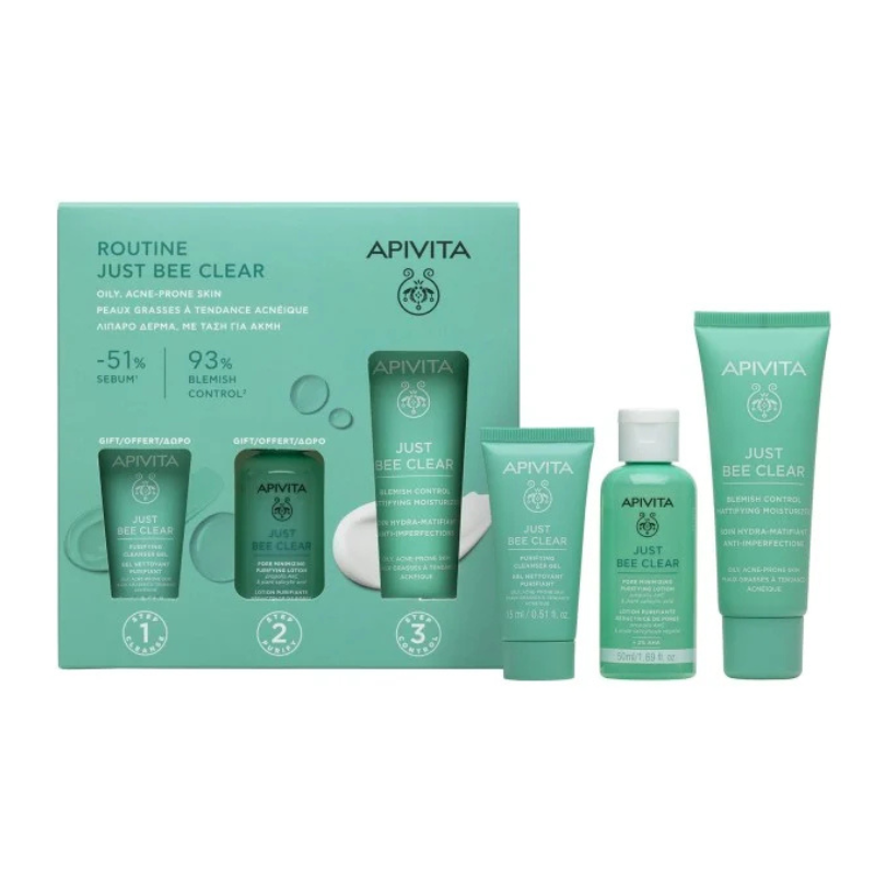 Apivita Just Bee Clear Rotina