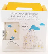 BABE Pediatric saco toilette térmico com: gel de banho 500ml + champô 200ml + leite hidratante corporal 500ml + pasta de água 100ml
