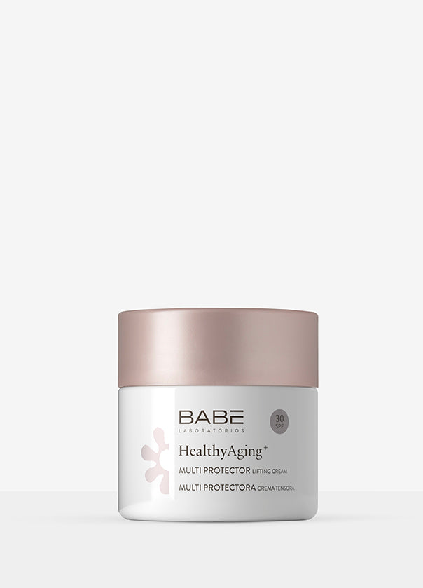 Babe Rotina Healthy Aging+: Creme Tensor Dia FPS30  + Creme Renovador Noite com oferta de bolsa