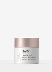 Babe Rotina Healthy Aging+: Fluid Fotoprotetor FPS50  + Creme Multi ação para pele madura com oferta de bolsa