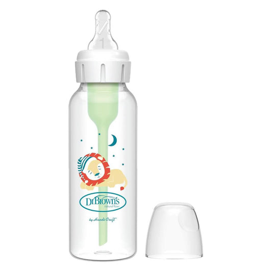 Dr. Brown's Options+ Biberão Anticólicas Boca Estreita 250ml (Tetina silicone Nível 1)