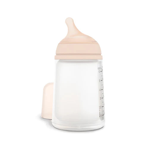 Suavinex Zero Zero Biberão Anticólicas Silicone Fluxo Médio 270 mL +3m