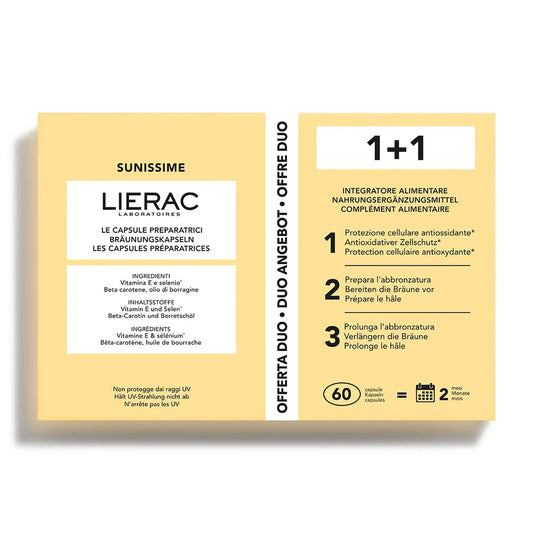 Lierac Sunissime Duo Cápsulas Preparadoras - 2x30 cápsulas