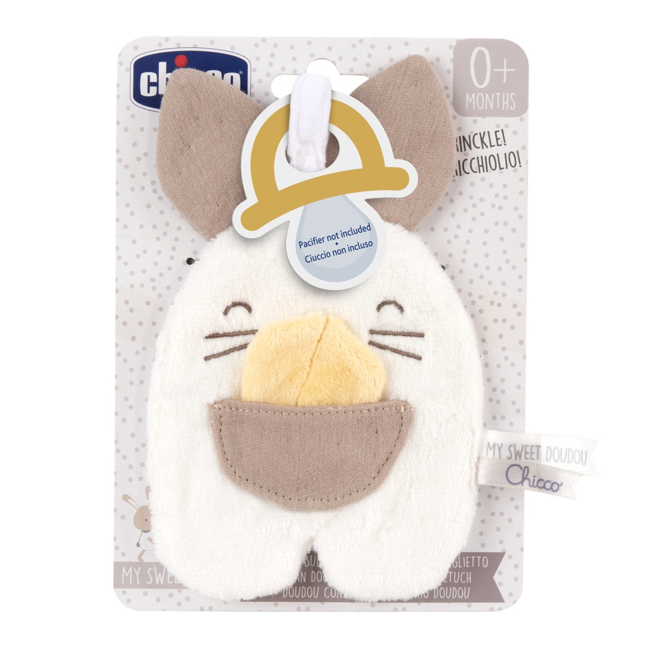 Chicco My Sweet Doudou Coelho Porta Chupeta