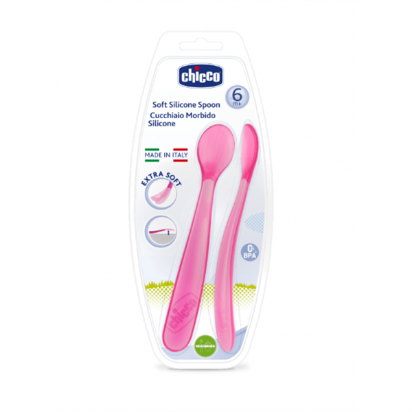 Chicco Colher de Silicone Macia 6M+