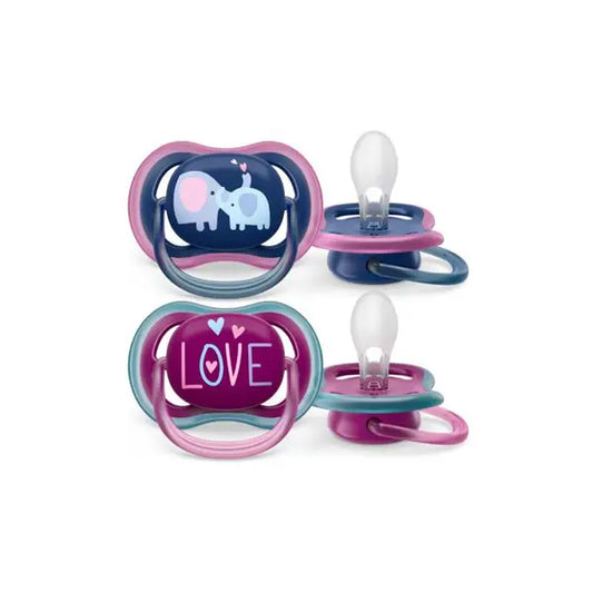 Philips Avent Chupeta Ultra Air 18m+ Menina X2 Unidades