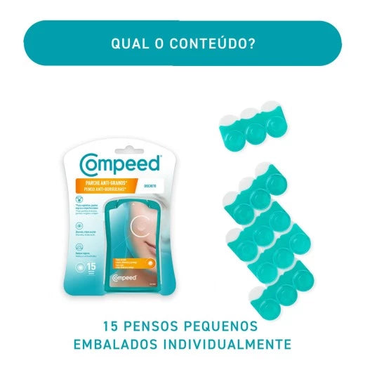 Compeed Anti-Borbulhas Penso Discreto x 15