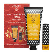 Apivita Winter Wonders Creme de mãos 50ml + Cuidado labial 4,4g