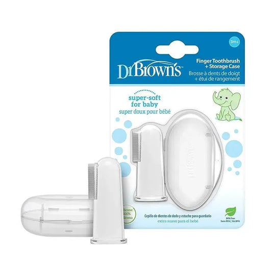 Dr. Brown's Escova Dental de Dedo 3m+
