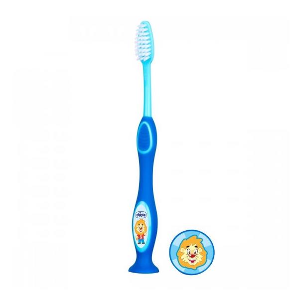 Chicco Escova Dentes Leite Azul 3-6 anos