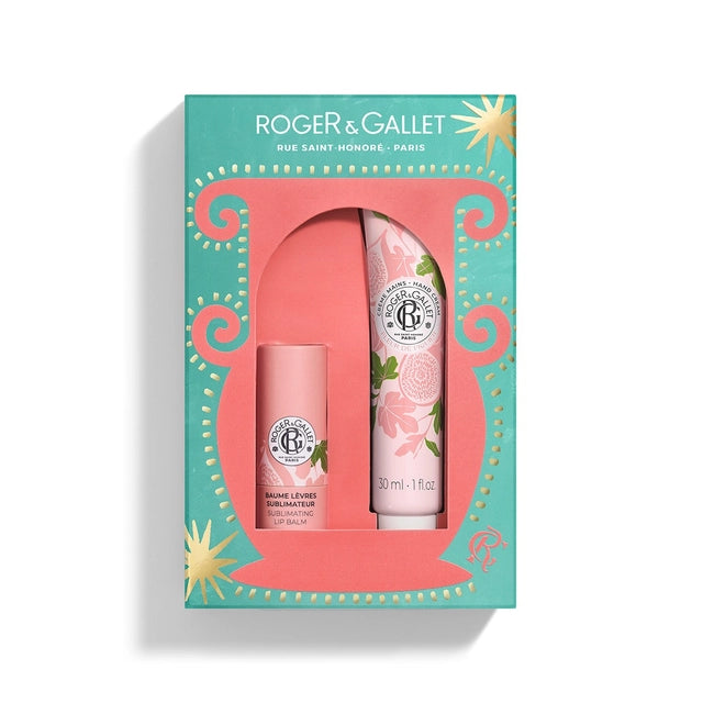 Roger & Gallet Coffret Natal Bálsamo Labial Sublimador + Creme de Mãos 30ml