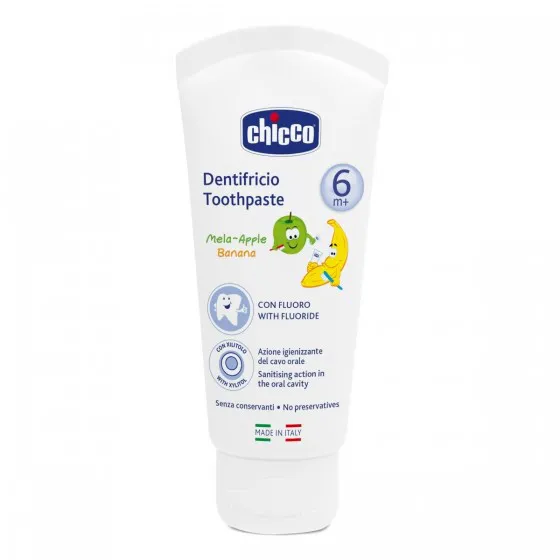Chicco Pasta Dentífrica Maçã Banana 6M+