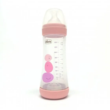 Chicco Biberão Perfect5 Rosa 300ml Fast Silicone