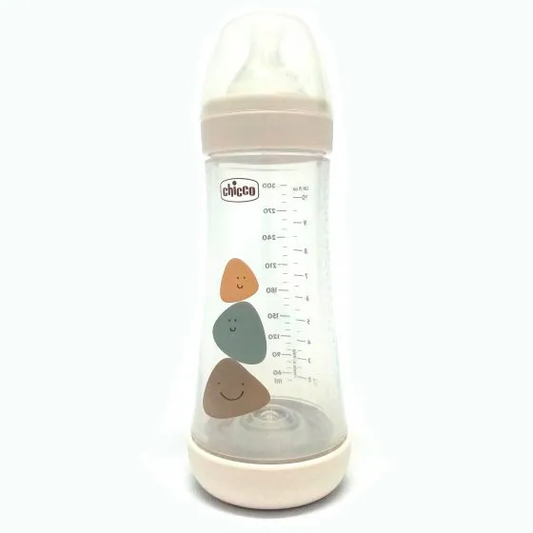 Chicco Biberão Perfect5 Branco 300ml Fast Silicone