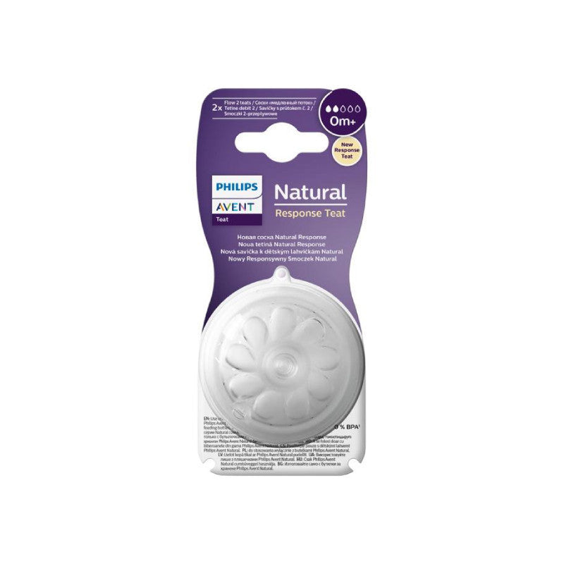 Philips Avent Pack 2 tetinas Natural Response