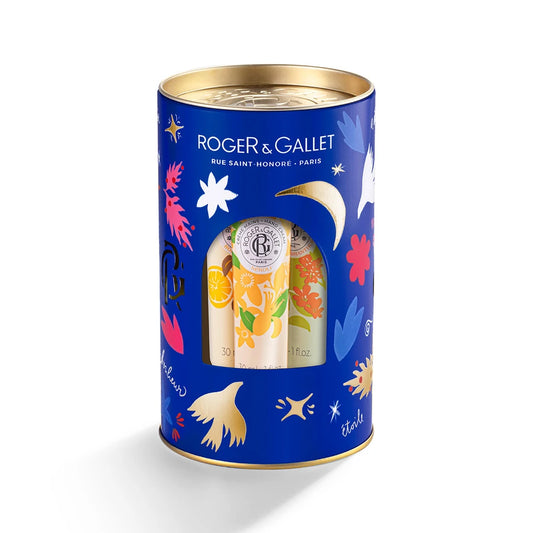 Roger & Gallet Coffret Natal - 3 Cremes de Mãos Néroli/Bois d'Orange/Osmanthus + Caixa Metálica NATAL