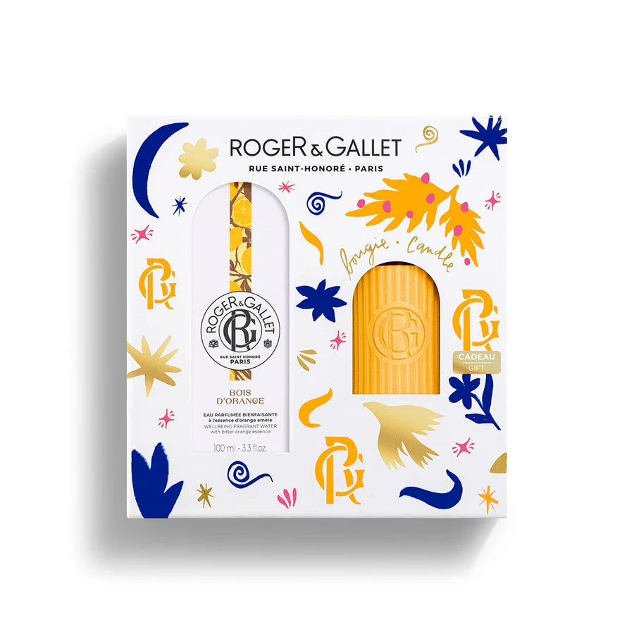 Roger&Gallet Coffret Natal - Água Perfumada Bois d'Orange + Vela BOIS D'ORANGE
