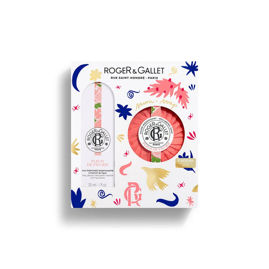 Roger&Gallet Coffret Natal - Água Perfumada Fleur de Figuier + Sabonete FLEUR DE FIGUIER