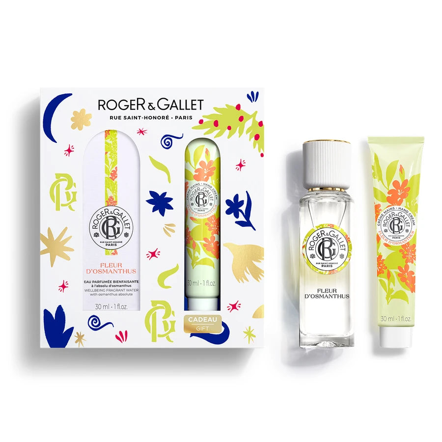 Roger&Gallet Coffret Natal - Água Perfumada Fleur d'Osmanthus + Creme de Mãos FLEUR D'OSMANTHUS