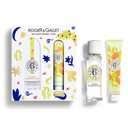 Roger&Gallet Coffret Natal - Água Perfumada Fleur d'Osmanthus + Creme de Mãos FLEUR D'OSMANTHUS