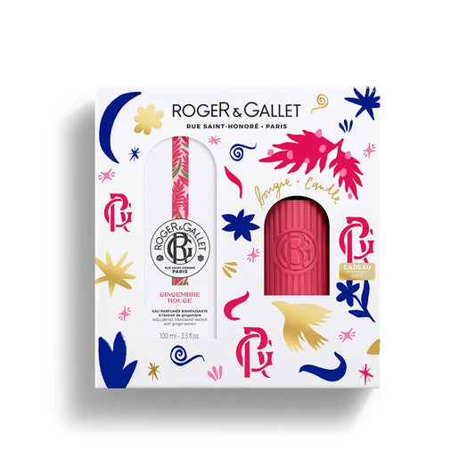 Roger&Gallet Coffret Natal - Água Perfumada Gingembre Rouge + Vela GINGEMBRE ROUGE