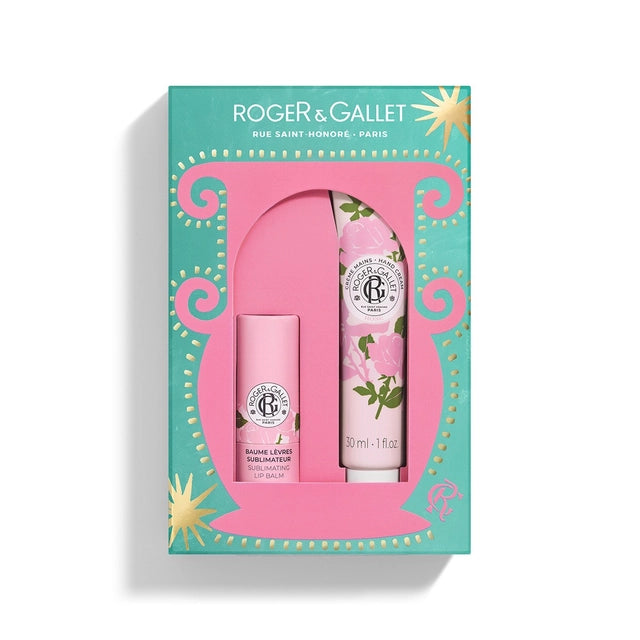 Roger & Gallet Coffret Natal Bálsamo Labial Sublimador + Creme de Mãos 30ml